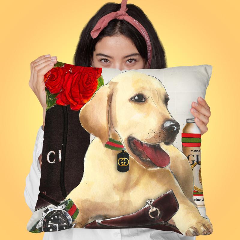 King Charles In Style Throw Pillow By Jodi Pedri