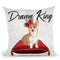 King Frenchie Throw Pillow By Jodi Pedri