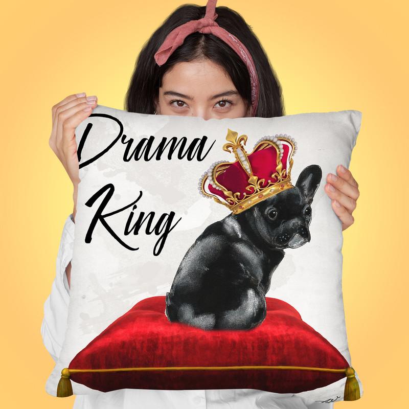 King Husky Throw Pillow By Jodi Pedri
