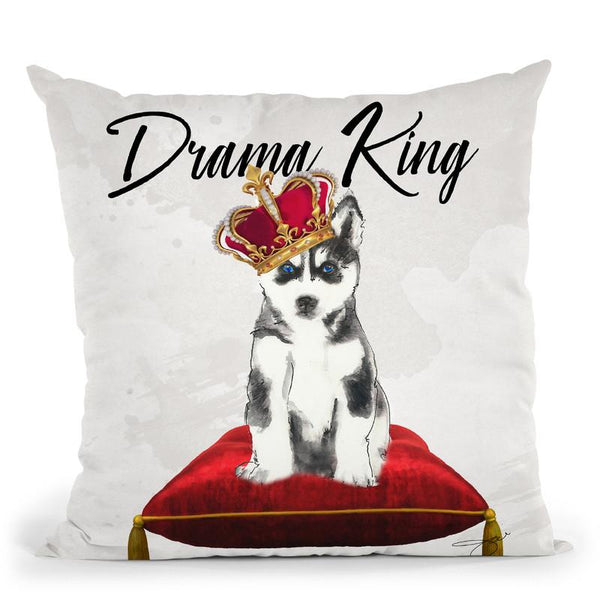 King Pit Throw Pillow By Jodi Pedri