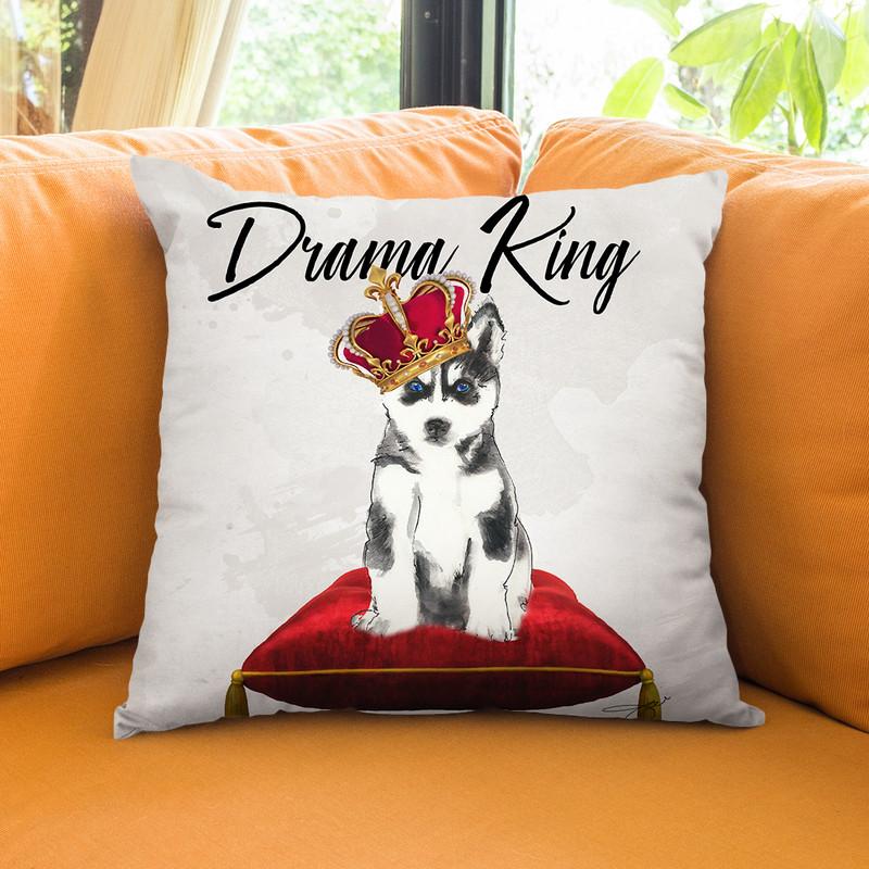 King Pit Throw Pillow By Jodi Pedri