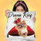 King Pug Throw Pillow By Jodi Pedri