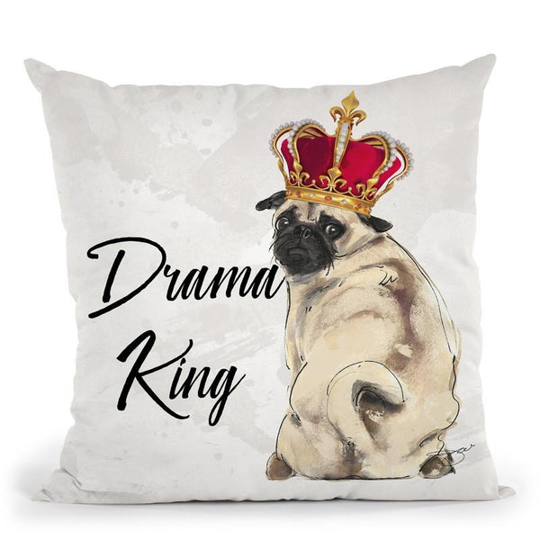 King Yorkie Throw Pillow By Jodi Pedri