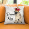 King Yorkie Throw Pillow By Jodi Pedri