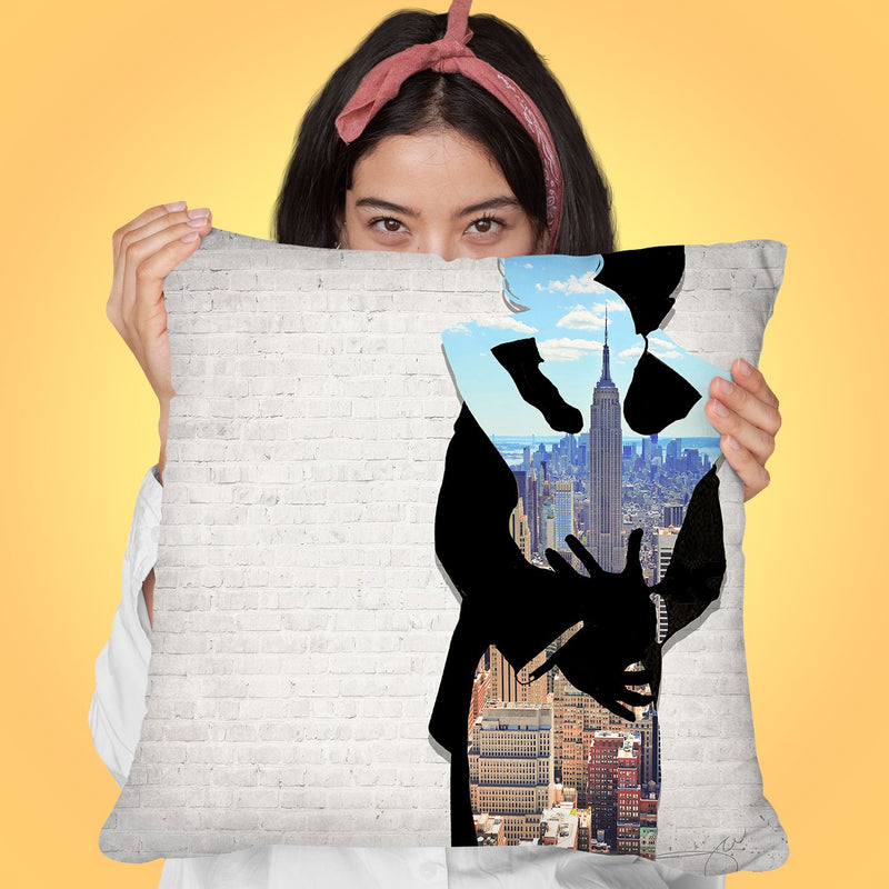 Nyc Date Night Throw Pillow by Jodi Pedri