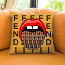 Tip Of My Gucci Tounge Throw Pillow By Jodi Pedri