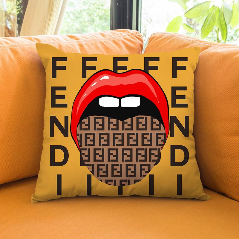 Tip Of My Gucci Tounge Throw Pillow By Jodi Pedri