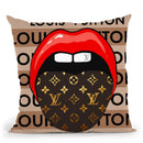 Tip Of My Tiffany Tounge Throw Pillow By Jodi Pedri