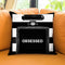 Obsessed Perfume Bottle Throw Pillow by Jodi Pedri