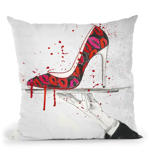 On A Silver Platter Throw Pillow by Jodi Pedri