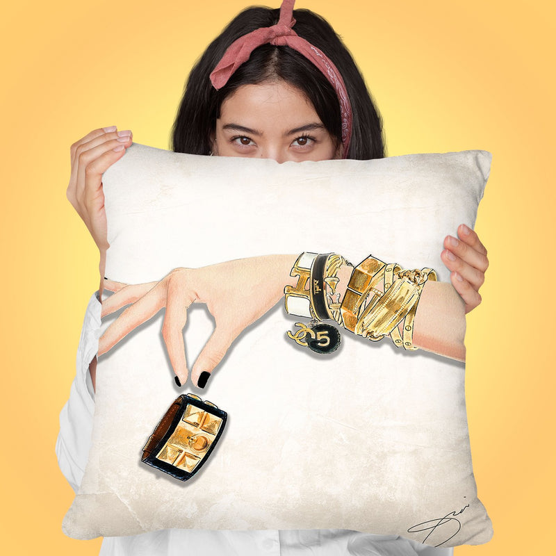 One Less Throw Pillow by Jodi Pedri