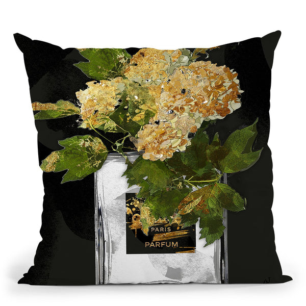 Perfume Vase Throw Pillow by Jodi Pedri