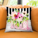 Pink Tote 2 Throw Pillow by Jodi Pedri