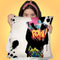 Pow Throw Pillow by Jodi Pedri
