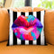 Pucker Up Multi Throw Pillow by Jodi Pedri