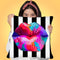 Pucker Up Multi Throw Pillow by Jodi Pedri