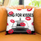 Ring For Kisses Throw Pillow by Jodi Pedri