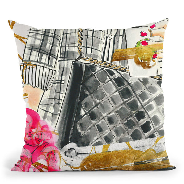 Saturday Throw Pillow by Jodi Pedri
