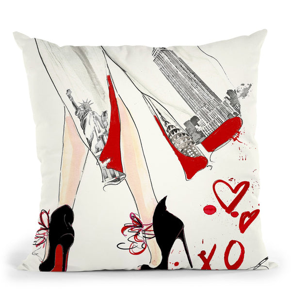 Spring In New York Throw Pillow by Jodi Pedri