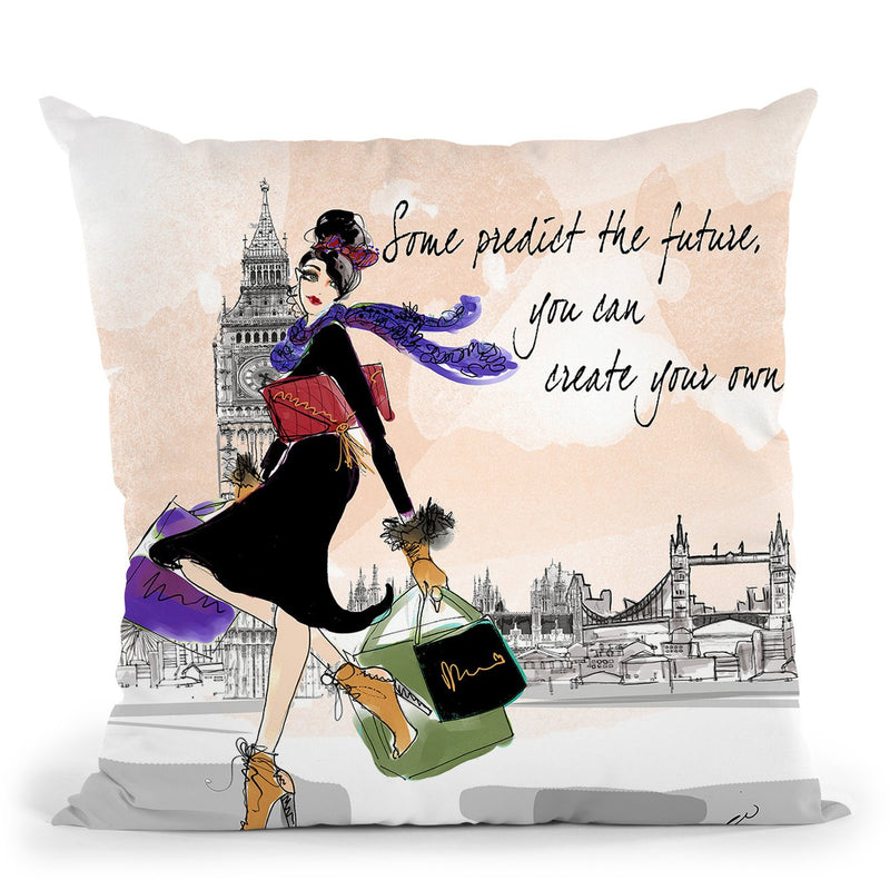 The Future Throw Pillow by Jodi Pedri