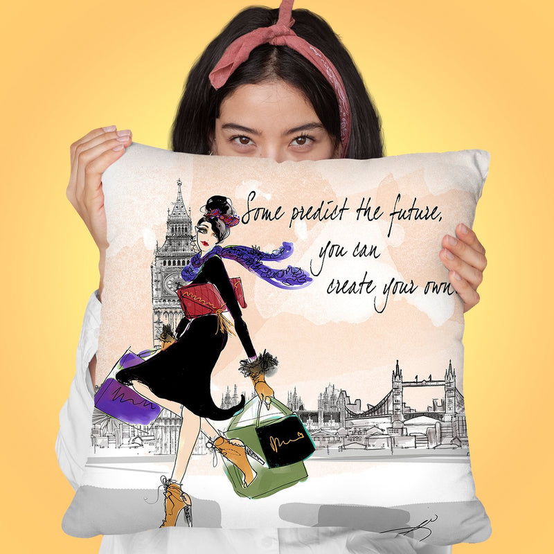 The Future Throw Pillow by Jodi Pedri