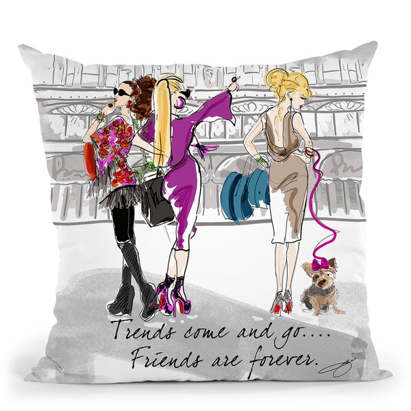 Trends Throw Pillow by Jodi Pedri
