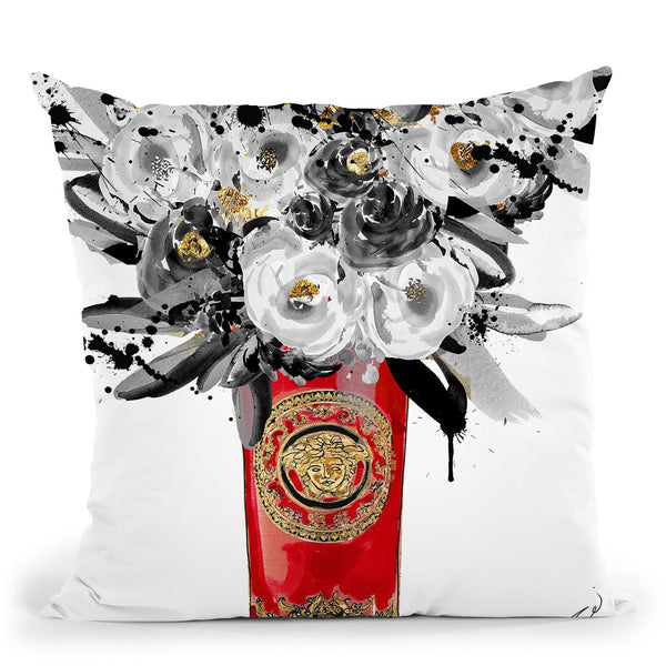 Vase Throw Pillow by Jodi Pedri