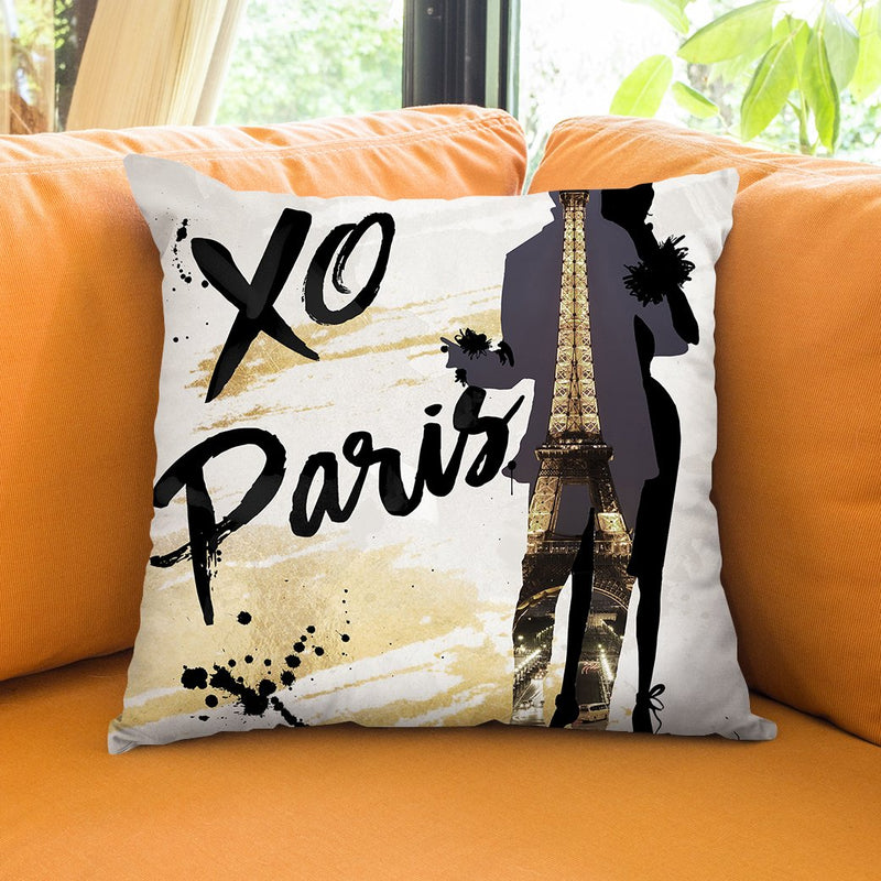 Xo Paris Throw Pillow by Jodi Pedri