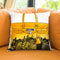 Yellow New York Throw Pillow by Jodi Pedri