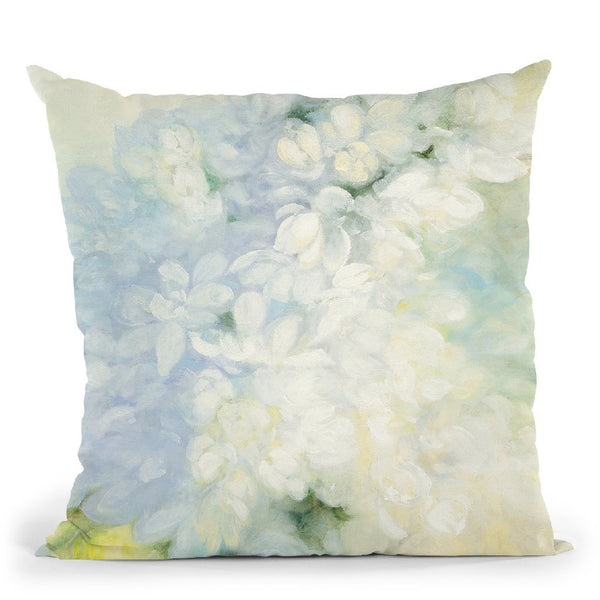 White Lilacs Bright Throw Pillow By Julia Purinton