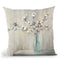 Cotton Bouquet Throw Pillow By Julia Purinton