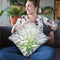 Cleome Splash Ii Throw Pillow By Julia Purinton