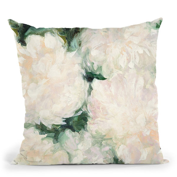 Blushing Summer I Throw Pillow By Julia Purinton