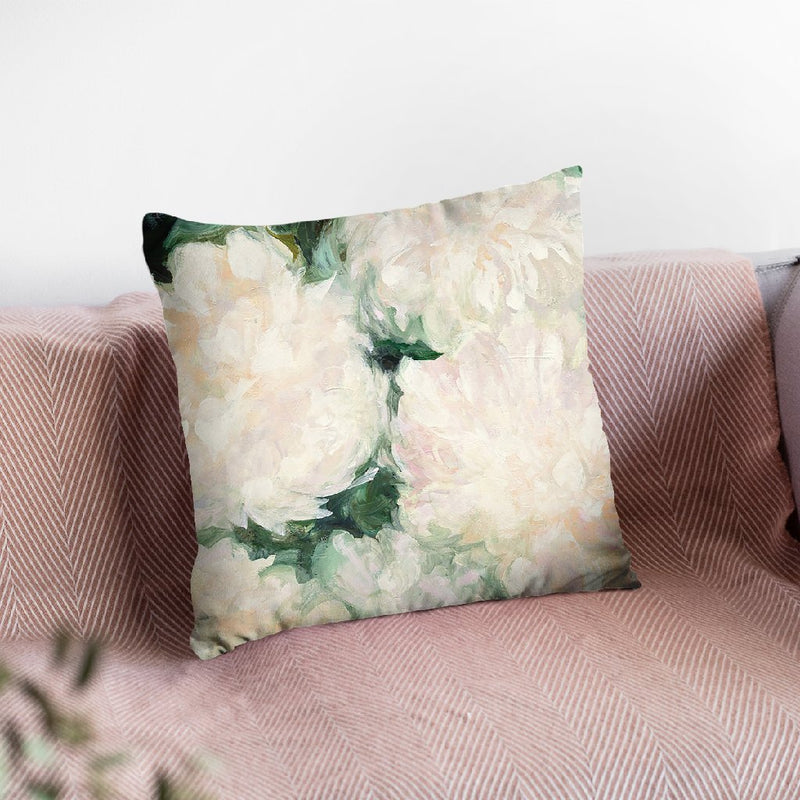 Blushing Summer I Throw Pillow By Julia Purinton