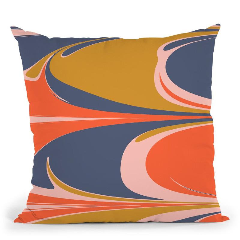 Abstract Ii Throw Pillow By June Journal