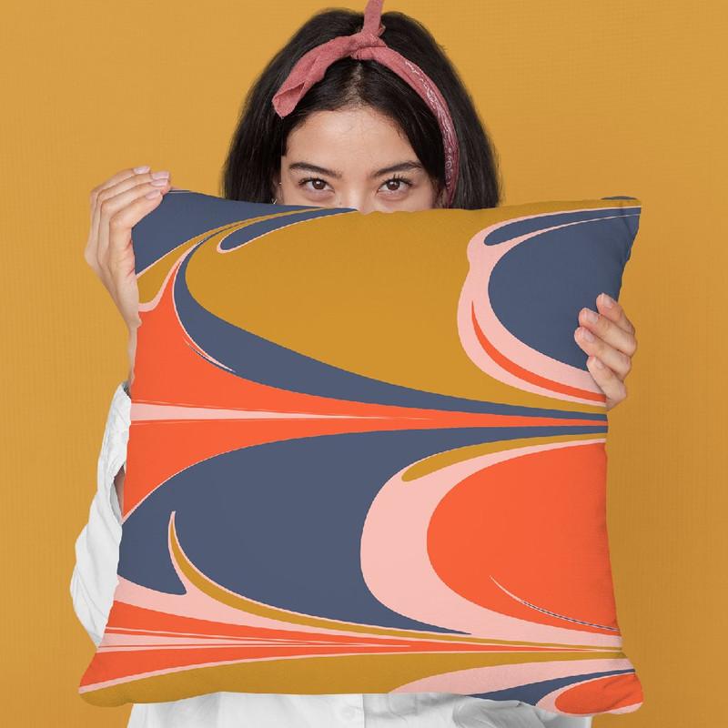 Abstract Ii Throw Pillow By June Journal