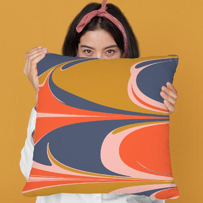 Abstract Ii Throw Pillow By June Journal