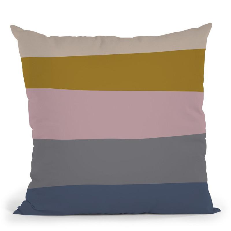 Abstract V Throw Pillow By June Journal