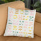 Alphabet Vi Throw Pillow By June Journal