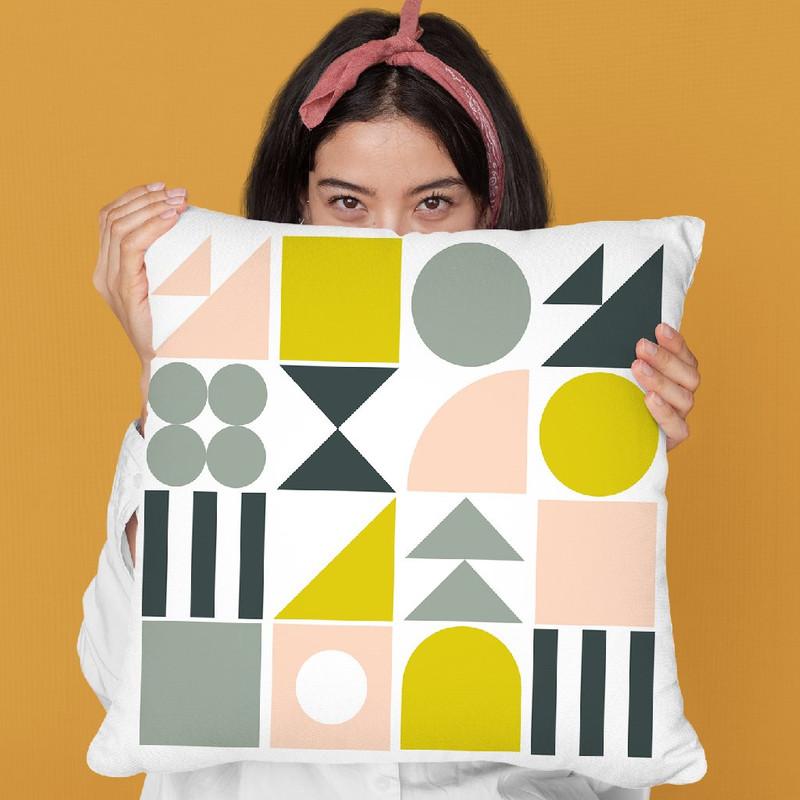 Geometric Ii Throw Pillow By June Journal