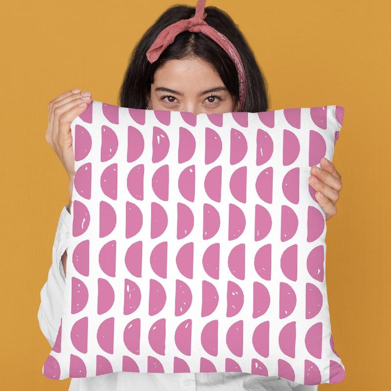 Geometric V Throw Pillow By June Journal