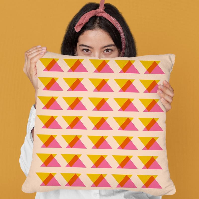Geometric Vii Throw Pillow By June Journal
