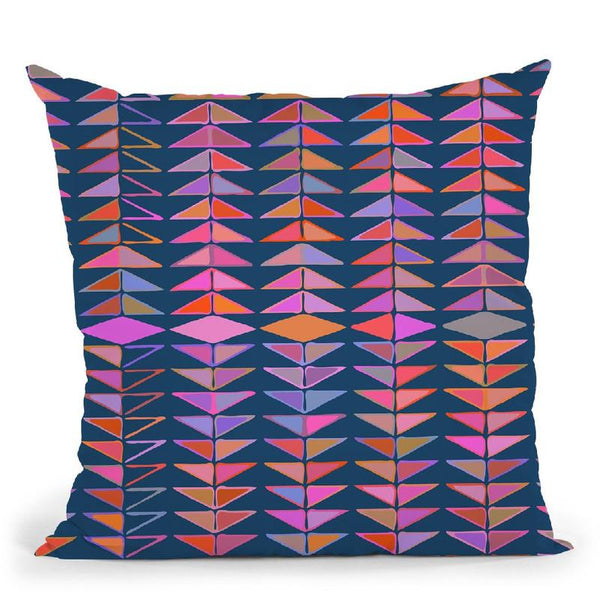 Geometric Ix Throw Pillow By June Journal