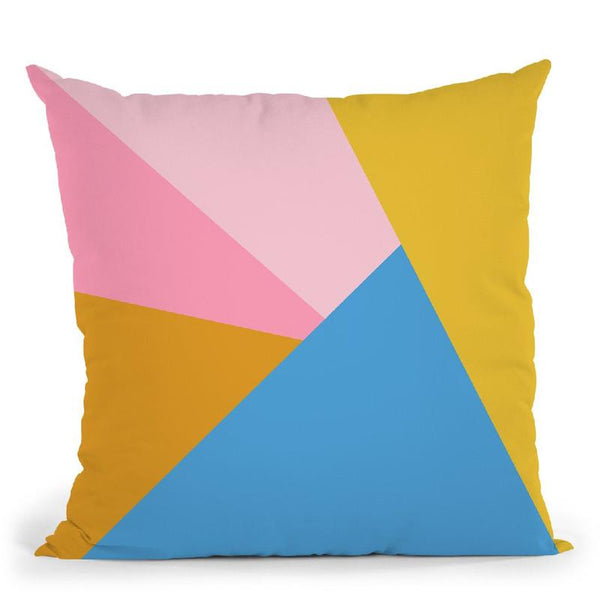 Geometric X Throw Pillow By June Journal