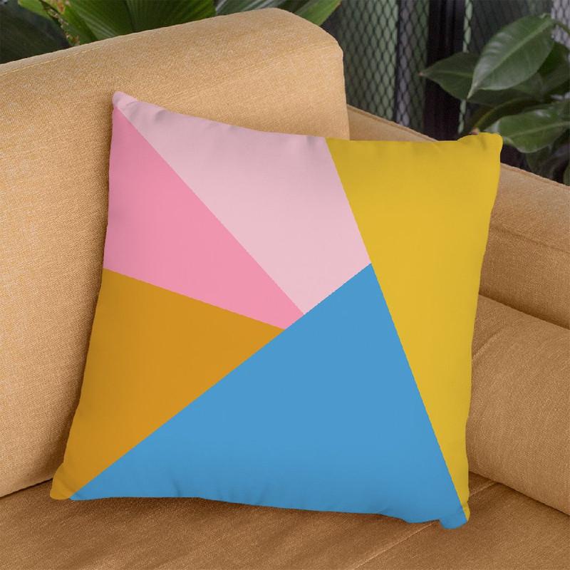 Geometric X Throw Pillow By June Journal
