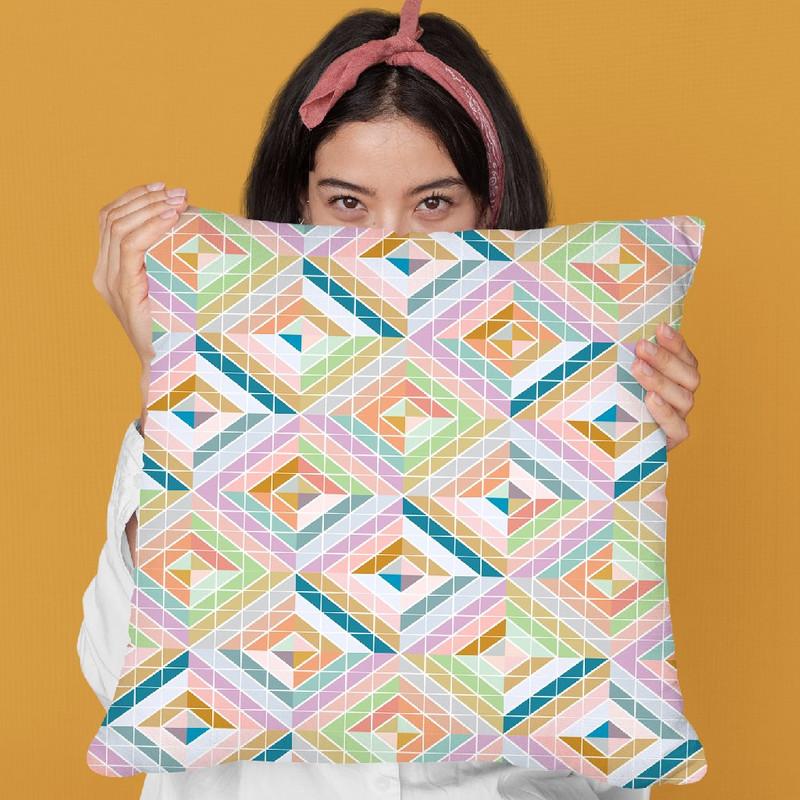 Geometric Xii Throw Pillow By June Journal