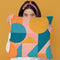 Geometric Xiv Throw Pillow By June Journal