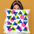 Geometric Xx Throw Pillow By June Journal