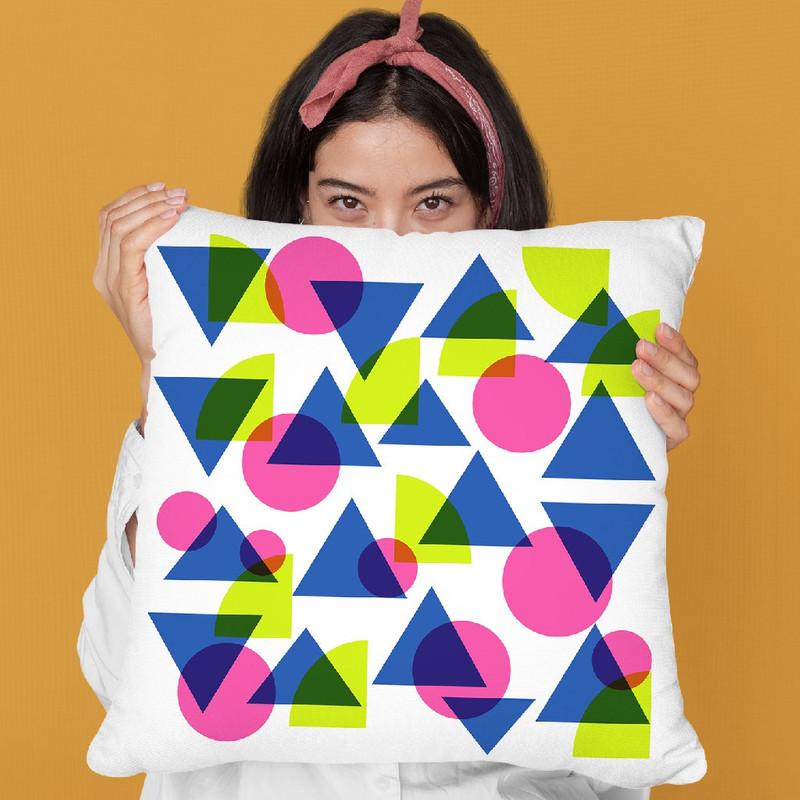 Geometric Xx Throw Pillow By June Journal