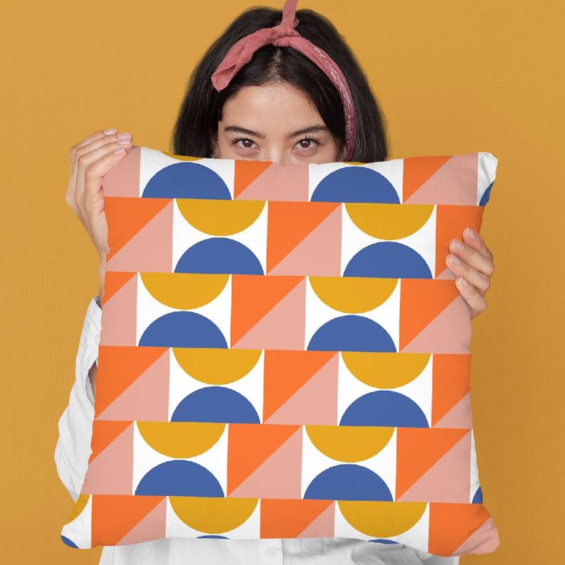 Geometric Xxvi Throw Pillow By June Journal